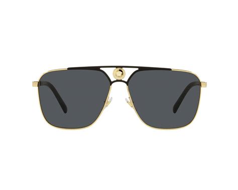 versace wayfarer sunglasses with golden lip|Versace VE2238 XL (61 .